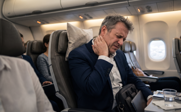 Neck Pain After Flying to Barcelona therapeutic massage neck pain massage relaxing massage