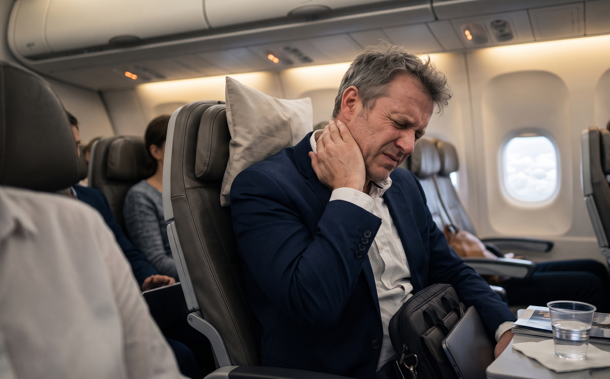 Neck Pain After Flying to Barcelona therapeutic massage neck pain massage relaxing massage
