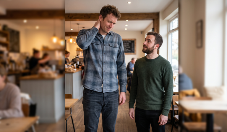 tall people back pain